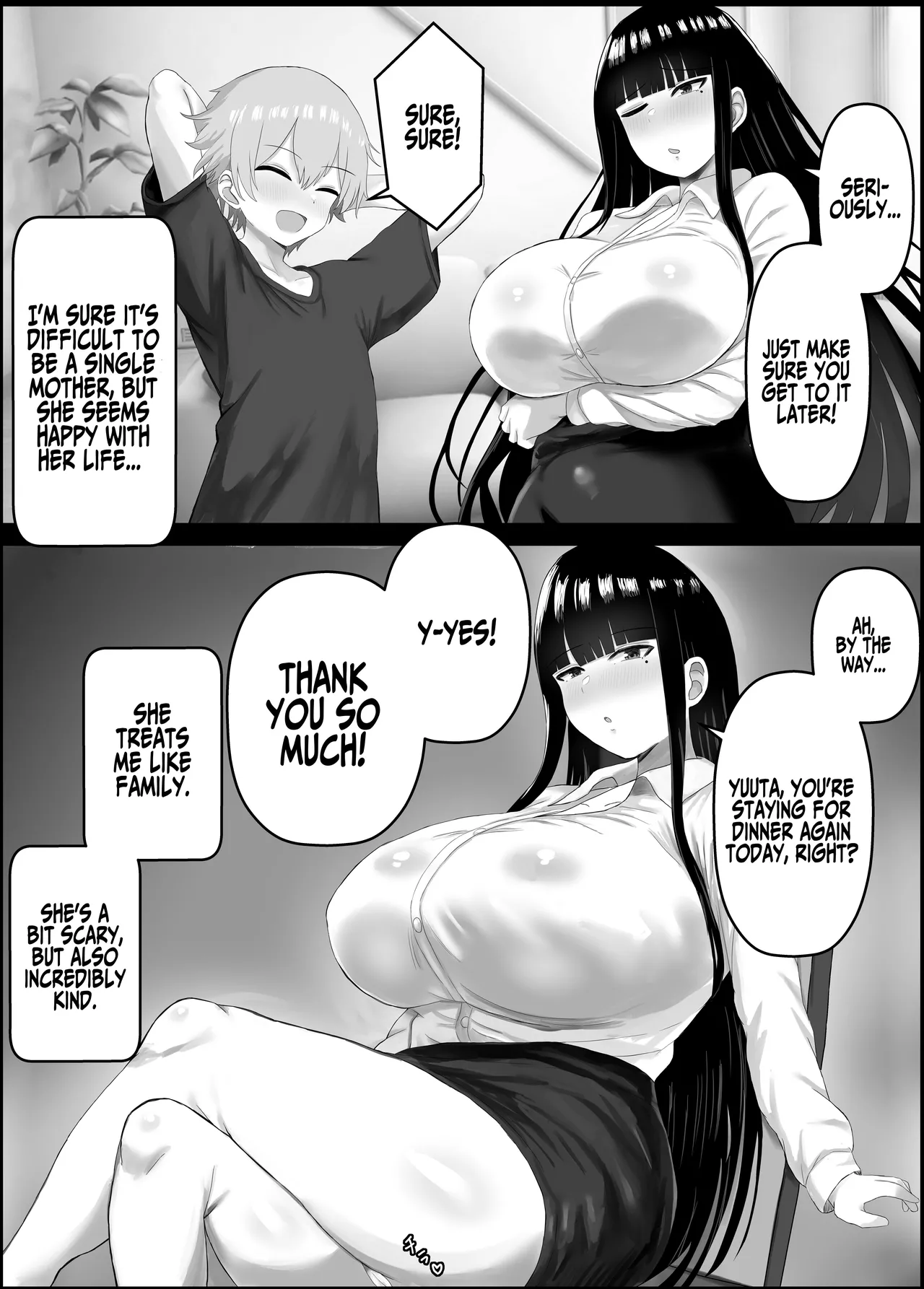 Hentai Manga Comic-My Buddy's Mom And Me-Read-3